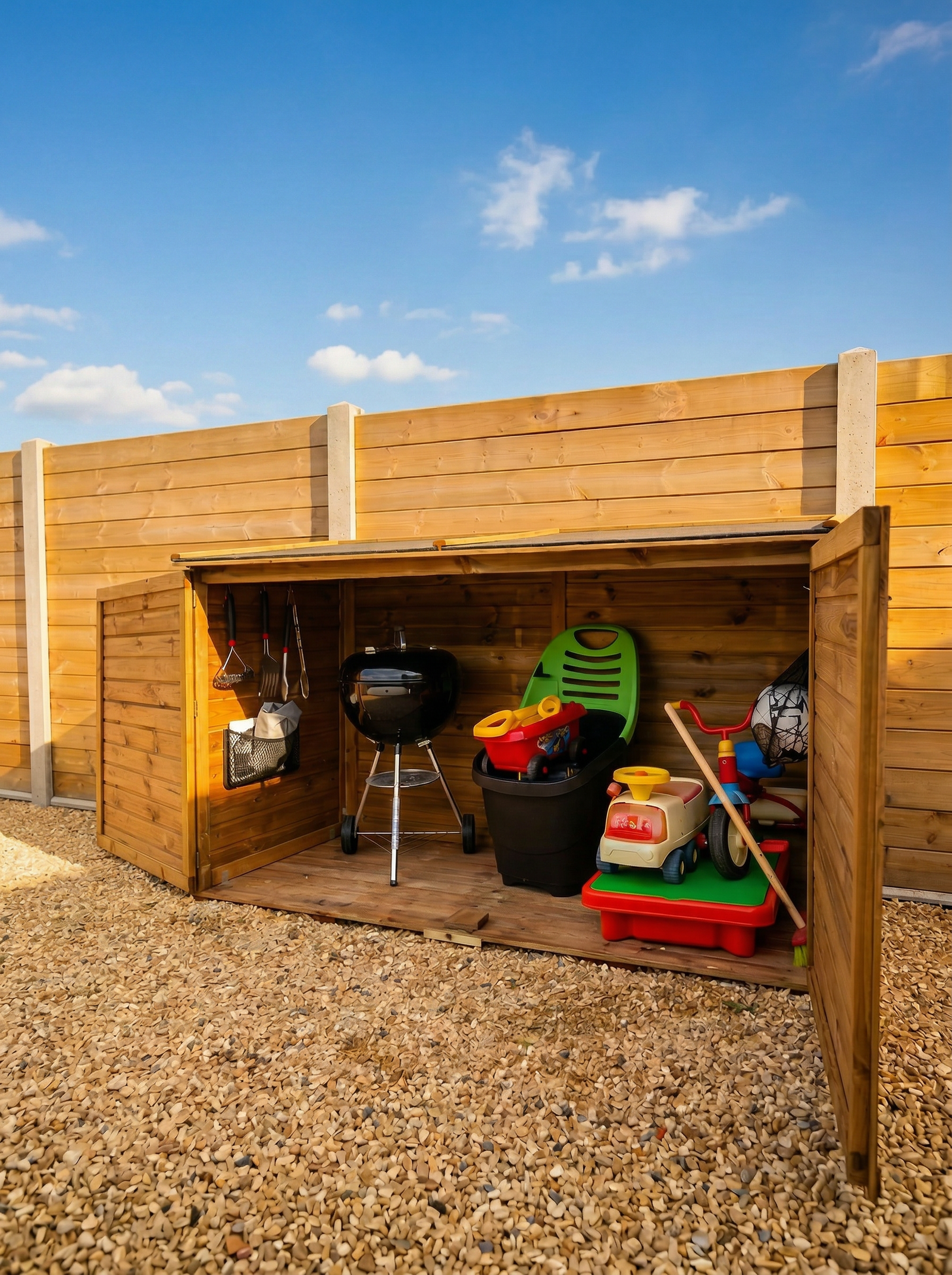 Cabane a jouet bbq
