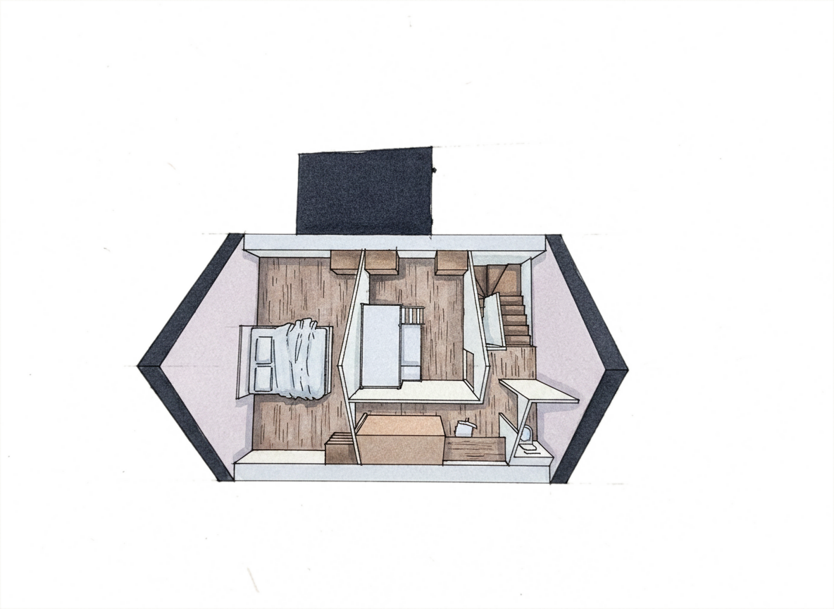 Sketch_vue etage